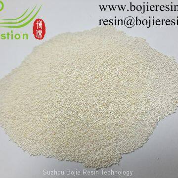 Resin for separation and purification of terramycin