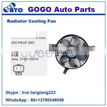 Radiator A/C Cooling Fan for D22 PIKUP 2001 OEM 21481-2S410