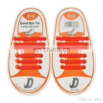 12PCs/ Pack New Unisex Kids Athletic Running No Tie Shoelaces Elastic Silicone Shoe Lace All Sneakers Fit Strap 13 Colors photo-6