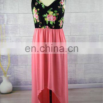2019 Women Maix Dress Printing Stitching Mother Daughter Matching Dress (this Link for WOMAN) photo-6