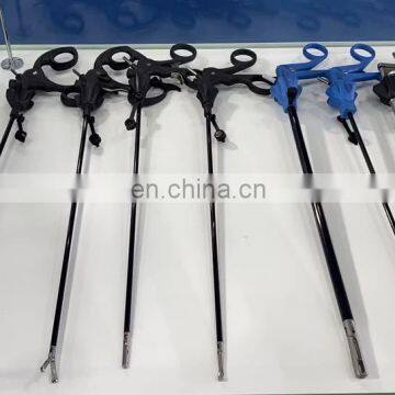 Geyi Autoclavable laparoscopic instruments animal 2.8mm atraumatic  forceps for veternary surgery