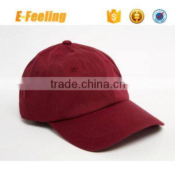 2016 Cheap Plain Beseball Cap/Custom Logo Baseball Cap