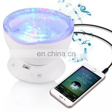 12 LED Remote Control Undersea Ocean Wave Night Light Projector Living Room Decoration for Kids photo-2