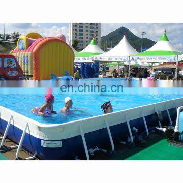 Wholesale PVC above ground metal frame swimming pool, Metal frame swimming pools for sale