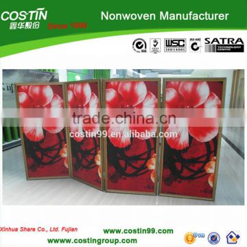 Nonwoven stitchbond fabric screen making material for furniture and hospital