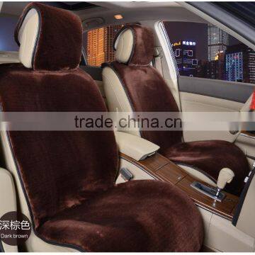 Customized Size and Color Faux Fur Sheepskin Car Seat Cover with EXW price