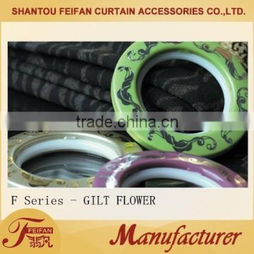 F Series curtain plastic eyelet curtain eyelet ring perforated ring