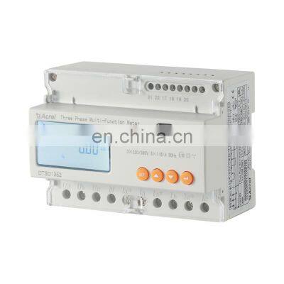 DTSD1352-C Three Phase Multifunction Smart Energy Meter Modbus Solar Energy Meter Rail Installation photo-2