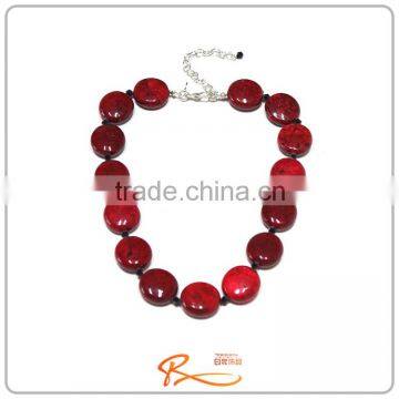 Factory supply latest design for anniversary fashion handwork jewelry necklace