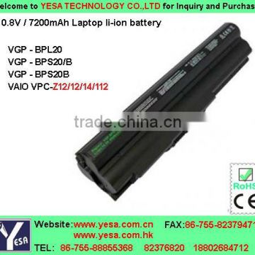 battery Laptop for SONY VGP BP200