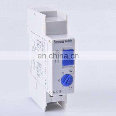 ALC18 Din rail Staircase Lighting Timer Switch timer relay 220VAC 16A used for corridor lighting Mechanical Din Rail timer