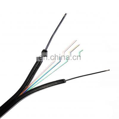 2.0x3.0mm 4 core g.657A FRP/Steel wire  strength member indoor FTTH Drop Cable for ftth