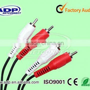 2015 Hot Sale Audio Video RCA Cable 3P TO 3P