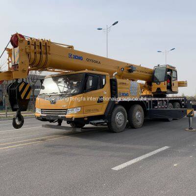 XCMG 50 Ton QY50KA used hydraulic mobile Truck Crane