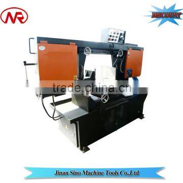 Semi-automatic used pipe cutting miter horizontal metal cutting band saw