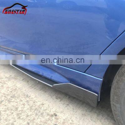Universal 75cm Side Skirt Extension Rocker Splitters Winglet Wings Canard Diffuser