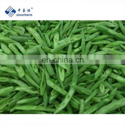 Sinocharm BRC-A approved IQF green beans  cut Frozen green beans