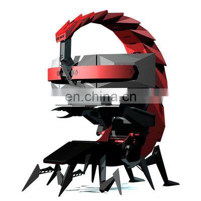 2022 Popular Fashion Modern Ergonomic Adjustable Hanging Monitor Ergonomics Scorpion Integrated Cockpit Gaming Chair for Sale