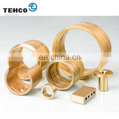 Bronze Sliding Sleeve Bearing Oil Grooves Brass Bushes