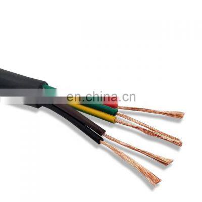 Signal Cable Sheath Electrical Wires Copper 5 Cores PVC Sheathed Flexible Cable