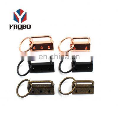 Custom Metal Rainbow Color Key Fob Hardware Tail Clip With Key Ring photo-2