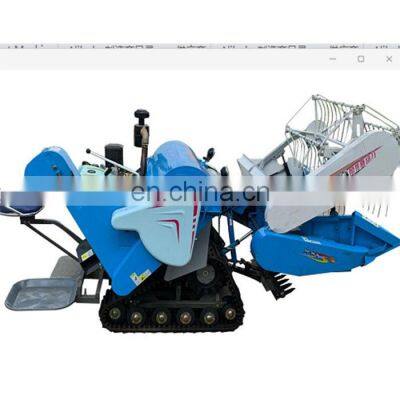 Hand push mini wheat rice combine harvester machine/paddy harvester machine