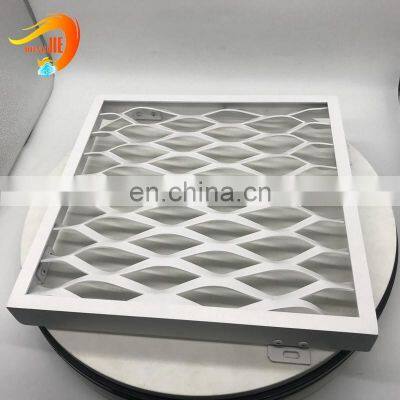 Powder Coated Aluminum Expanded Metal With Frame for Suspended Ceiling Titles photo-4