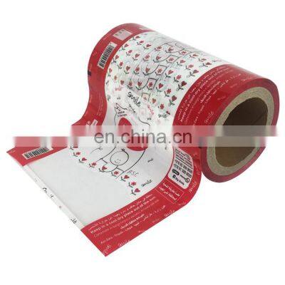 LDPE LDPP nylon plastic flexible sachet packaging roll film for sanitary napkin packaging