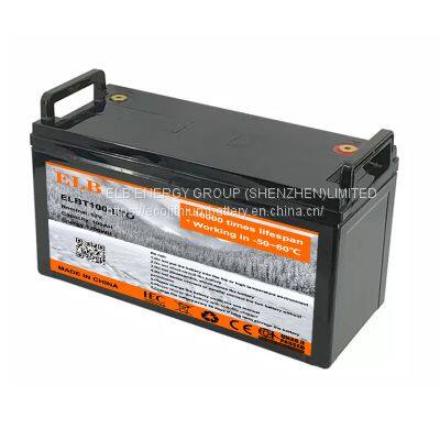 12V 100Ah Low Temperature LTO Lithium Battery