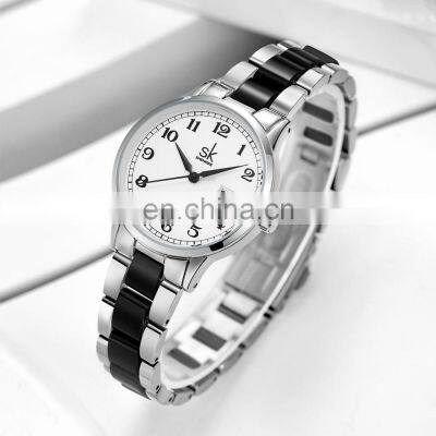 SHENGKE Brand Your Label Watch Hot Sale Women Clock Luxury Green Dial Diamond Watches For Ladies photo-5