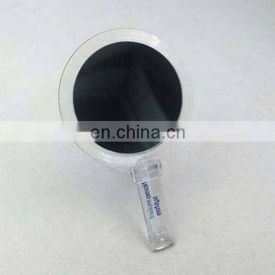 Clear Transparent Color Plastic Two Way Hand Held Desk Table Mirror Table photo-4