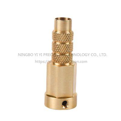 high precision brass copper turned parts CNC swiss turning parts