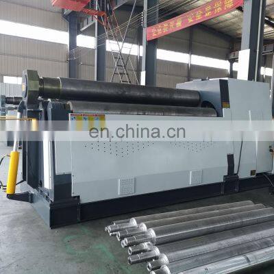 Plate Bending Press Rollers W12 CNC Four Roller Bending Rolling Machine for Steel Sheet Plate Processing photo-2