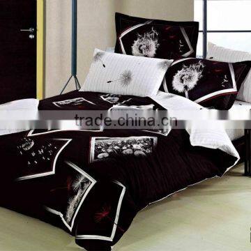 Reactive Printing American Style Bedding Set, 100% Cotton Twill Comforter set made in China