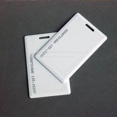 2023 RFID white card without printing any colour ID card T5577