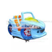Guangdong Zhongshan Tai Le Play Indoor and Outdoor Waterproof Children's Rocking Machine Shake Car Music Coin-operated Video Game Children's Seats Glass Steel Medium Shake Car photo-3