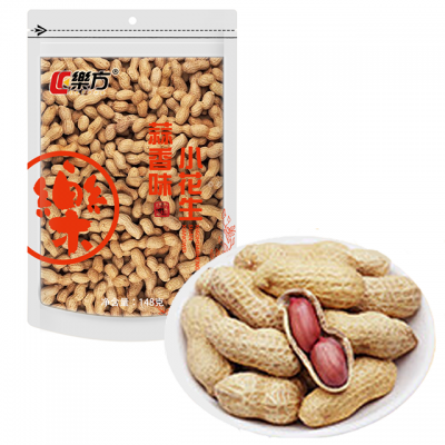 Factory Direct Supply Roasted Peanuts Garlic Flavor 148g Nuts Snacks Le Fang Rainbow Series photo-2