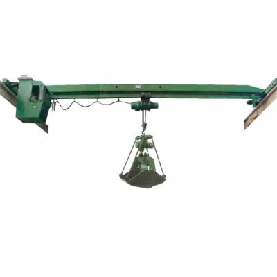 Electric special grab bridge crane doule-jaw A4 big volume 5.3t/m³ for sale