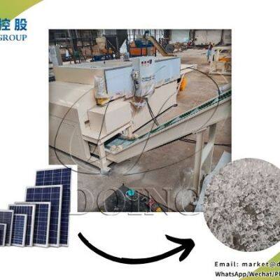 Photovoltaic Solar Panels Frame Glass Recycling Production Machine photo-3