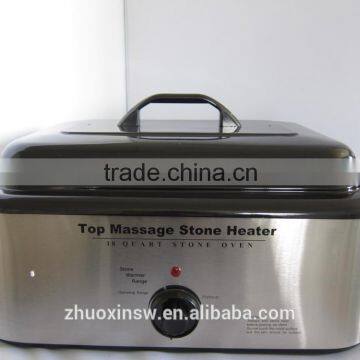 Massage stone heater for heating hot massage stone