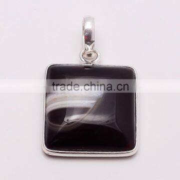 LACE ONYX PENDANT 925 Sterling Silver Pendant, SILVER JEWELRY EXPORTER,SILVER JEWELRY WHOLESALE,SILVER EXPORTER