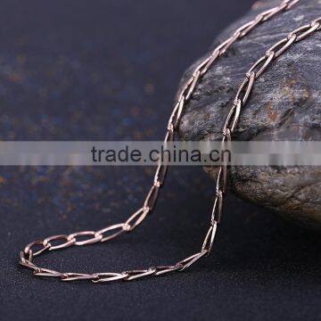 2015 Simple Chain Necklace Top Sale Latest Long Chain Necklace Coffee Gold Chain Necklace photo-2