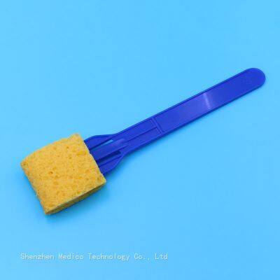 Pre-moistened Neutralizing Buffer Large Square Head Cellulose Sponge Sampler for Environmental Sampling