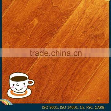 Hot Sale Smooth Surface Natural Color Birch Multilayer Engineered Wood Flooring