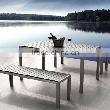 2015 Denmark outdoor furniture antique Garden poly wood dining room sets