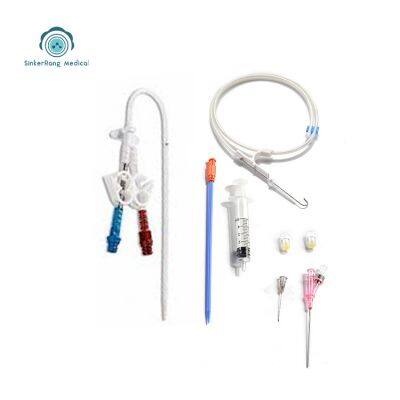 Sinkerrang short Term Pre-curved/Curved Dialysis Catheter Set CE Approved Wholesale