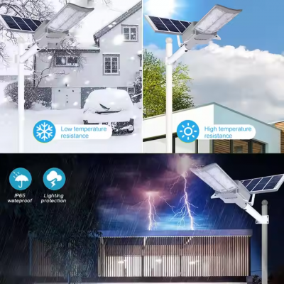 High Lumen Streetlight Waterproof Ip65 Outdoor Die-cast Aluminum SMD3030 100w 150w Solar Led Street Light photo-4