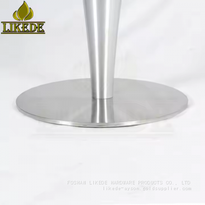 Newest Stainless Steel Table Base Tulip Leg Coffee Table Base for Workshop Laundry Farmhouse Application photo-4