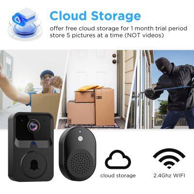 Ringsee Outdoor Waterproof Wireless Doorbell Mini Battery Video Doorbells Smart Home Security Camera System With Doorbell