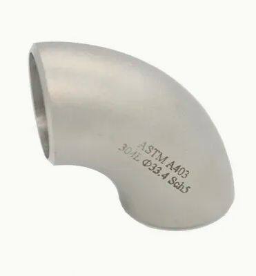 ASTM Butt Weld Smls 90 Degree Stainless Steel Carbon Steel Pipe Fitting Elbow